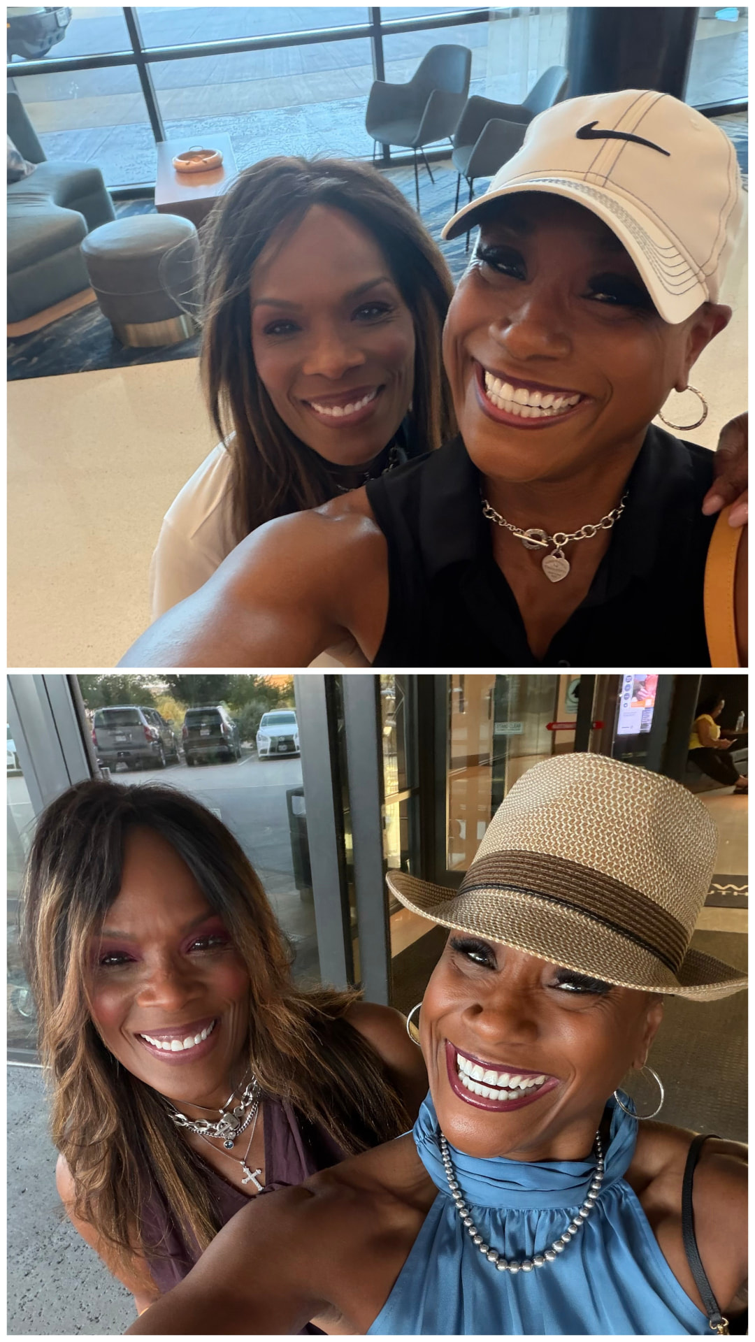 Jennifer Mahone-Rightler with a fellow supporter during H.O.W.M. fundraising weekend.